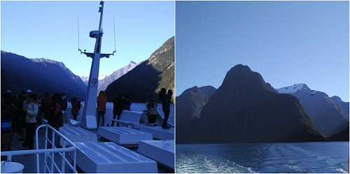 Milford Sound Magnificent view from deck