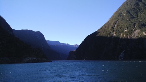 I love this view. Thinking about being a viking in Milford Sound