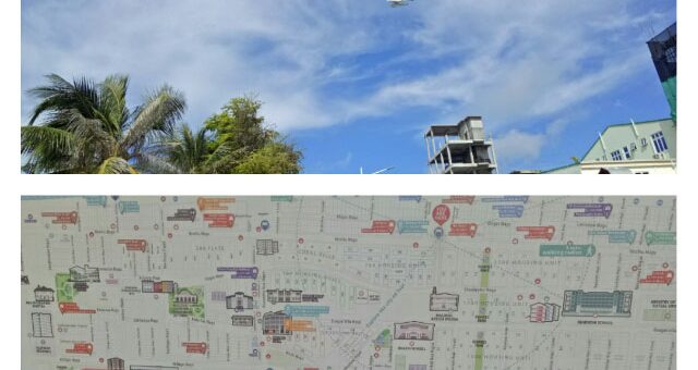 sea plane and hulhumale map